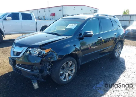 2011 Acura Mdx Advance Package from USA, damaged, VIN 2HNYD2H54BH529060